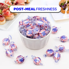 FUNTASTY mints in a bowl at a coffee station offering guest-friendly refreshment