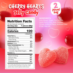 FUNTASTY close-up of cherry heart texture highlighting soft chewy consistency