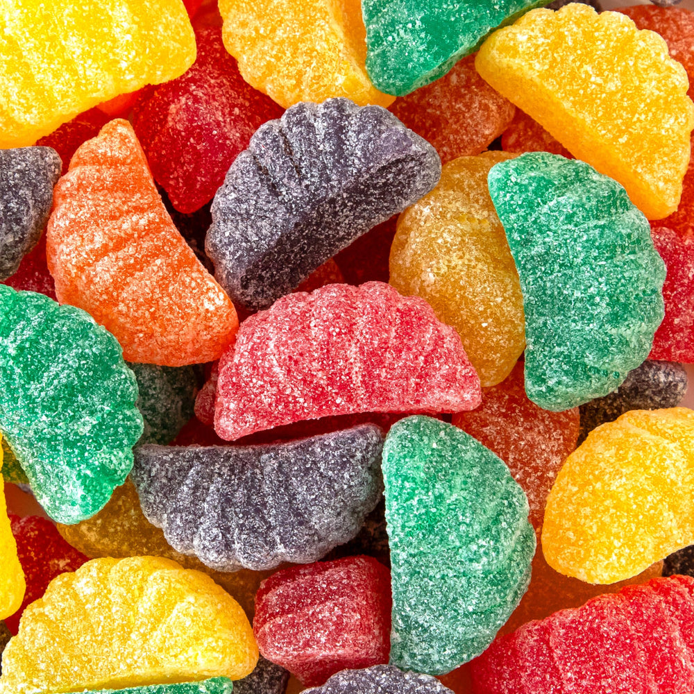 FUNTASTY front of package showing colorful fruit slices and 2 lb label for easy stocking
