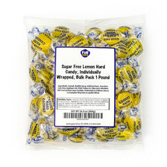 FUNTASTY front packaging showing one-pound lemon drops, convenient bulk supply