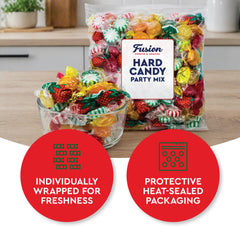 Fusion Sweets And Snacks single wrapped piece detail indicating hygiene