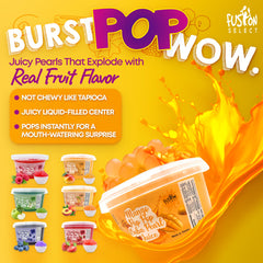 Fusion Select close-up of pearl texture revealing juice-filled centers