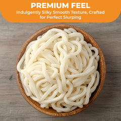Fusion Select udon served in hot broth, brand helping create comforting soups
