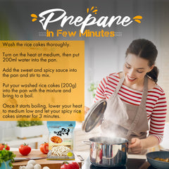 Fusion Select rice cakes draining in a colander showing quick-prep convenience benefit
