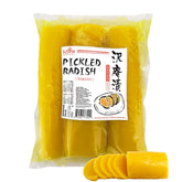 Fusion Select front packaging showing three sealed takuan pieces for convenience