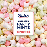 Fusion Sweets And Snacks front bag view shows 2 lb bulk and pastel appeal