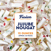 Fusion Sweets And Snacks front packaging showing 12 oz bag and branding benefit convenience