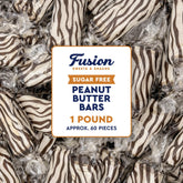 Fusion Sweets And Snacks front packaging showing bulk one-pound bag and convenience