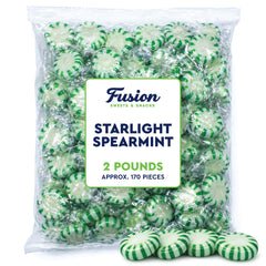 Fusion Sweets And Snacks individually wrapped mint emphasizing hygiene and convenience