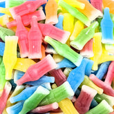 Fusion Sweets And Snacks front packaging view showing colorful wax bottles and freshness