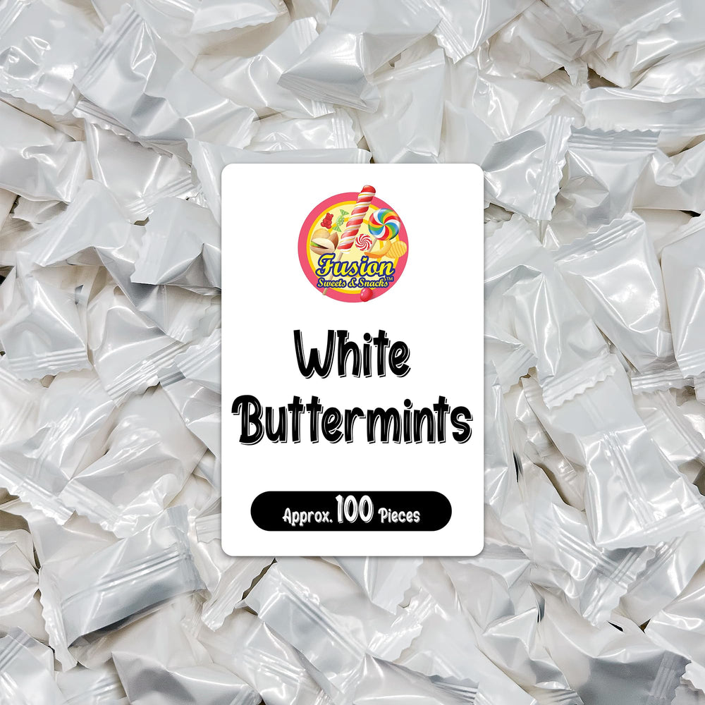 Fusion Sweets front packaging showing 100-count and elegant white wrap benefit freshness