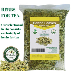 Gabio Green close-up of cut-and-sifted Senna leaves highlighting consistent particle size benefit