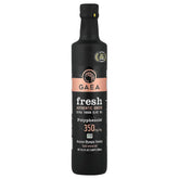 GAEA bottle front view showing label and 500ml size for clear product choice