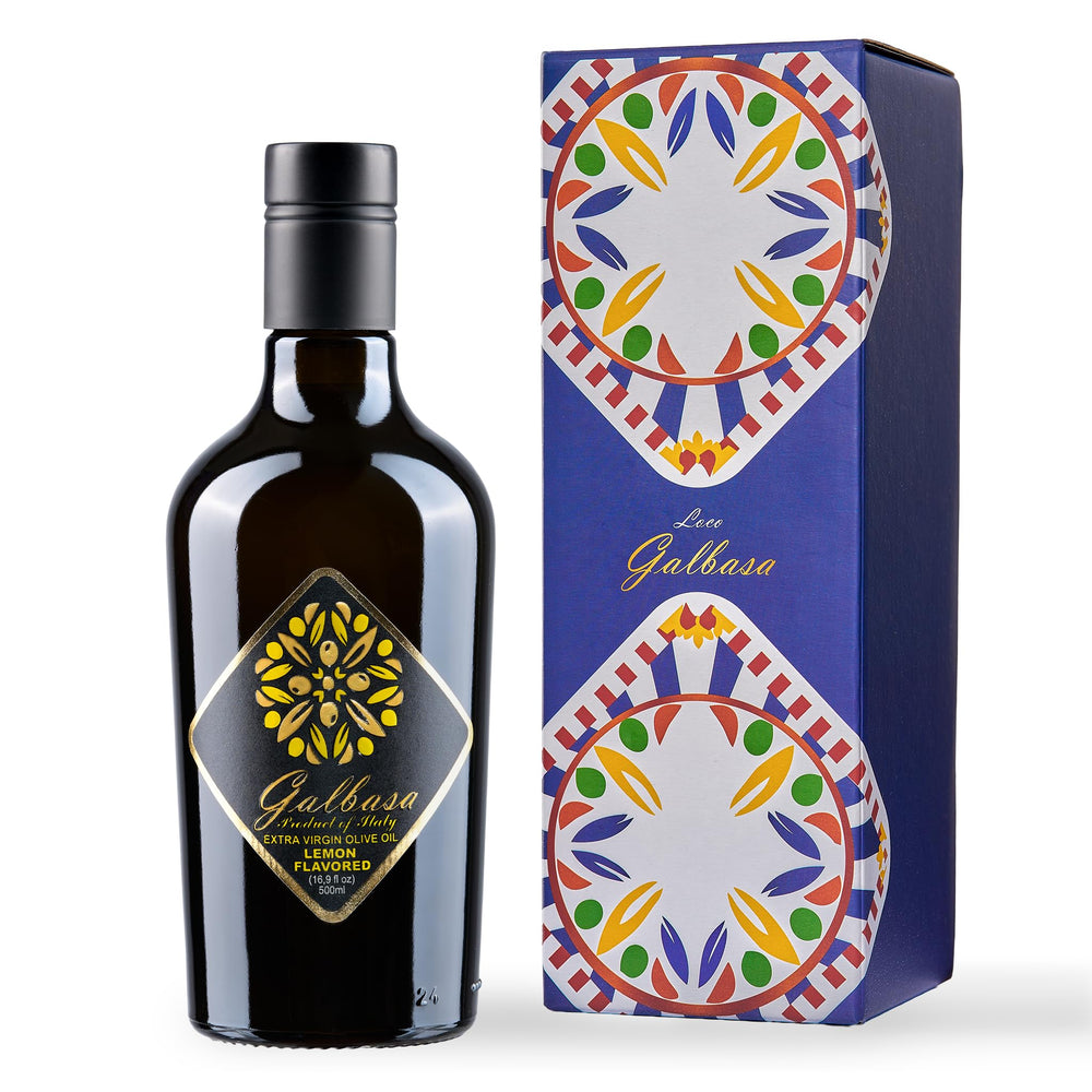 GALBASA front packaging shows bottle and designer box, gift-ready presentation