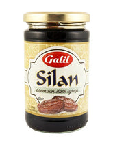 Galil Premium Silan front jar showing label and rich date color, highlighting natural sweetness