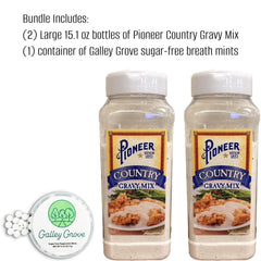 Galley Grove biscuits and gravy plated, classic comfort breakfast benefit