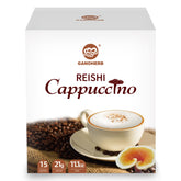 GANOHERB front packaging showing 15 sachets and product branding for quick identification