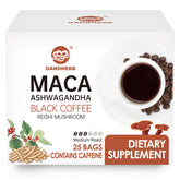 GANOHERB front box showing maca energy coffee packets and branding for quick identification
