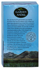 Garden of the Andes brewed cup showcasing clear, bright lemon verbena infusion