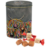 Gardiners of Scotland front tin with Steven Brown artwork, ideal gift presentation