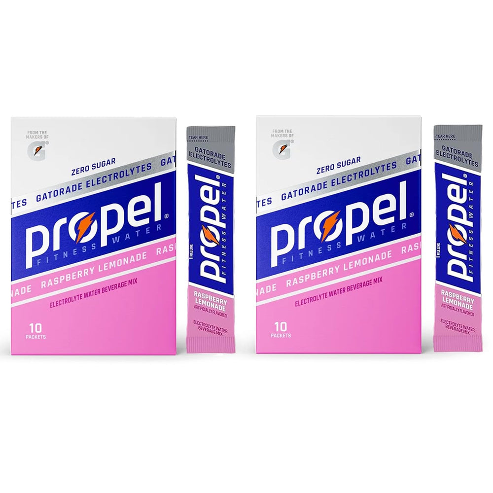 GARIZZE Propel front packaging showing two 10-count boxes and product details