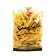 Garofalo front packaging showing penne rigate, highlighting authentic Italian quality