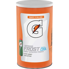 Gatorade Glacier Cherry front canister showing brand and size for easy identification