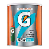 Gatorade Glacier Freeze front canister showing brand and size benefits