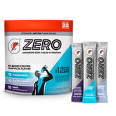 Gatorade Zero front packaging showing variety pack and benefits