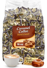 GEEOOLLAH front packaging showing 1 lb bag and coffee caramel benefit