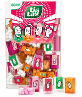 GEEOOLLAH front packaging with 60 mini boxes showing colorful variety and portability