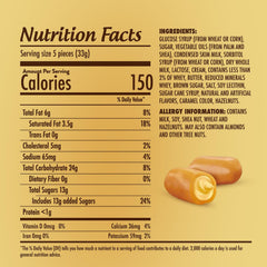 GEEOOLLAH individually wrapped caramel in hand demonstrating portable convenience