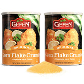 Gefen front packaging showing two resealable containers and gluten-free benefit