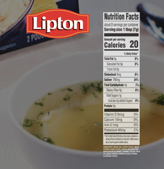 Gefen Lipton prepared onion dip in bowl on table for quick entertaining