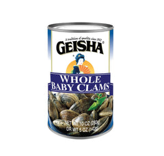 GEISHA front can label showing brand and product benefits