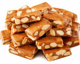 GELUBOO front packaging showing salted caramel almond toffee and branding benefits