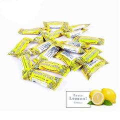 Gem Gem front packaging of lemon ginger chews showing weight and label benefits