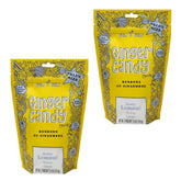 Gem Gem front packaging showing lemon ginger chews and product details benefits of authenticity