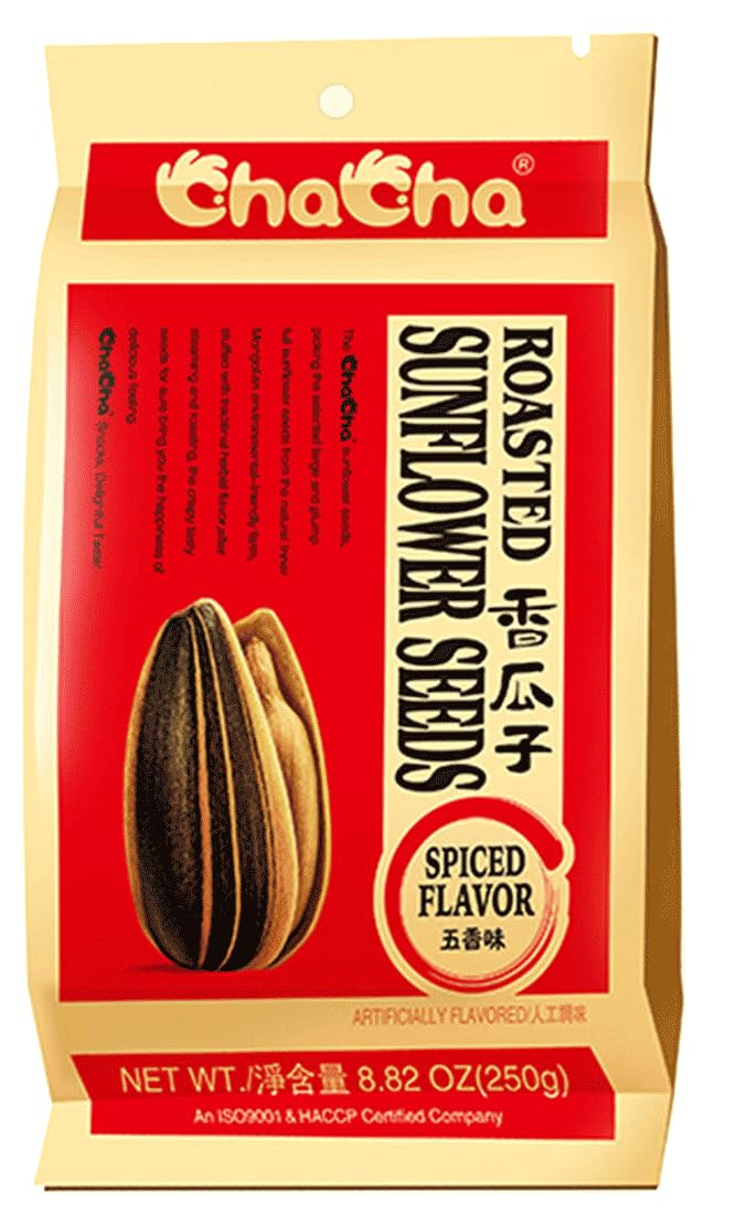 Generic ChaCha front packaging showing 250g bag and spiced label, easy pantry stocking