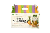 generic front packaging showing Korean pear juice and benefits