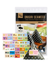 Generic brand front packaging showing 50 sheets and sticker count, clear benefits