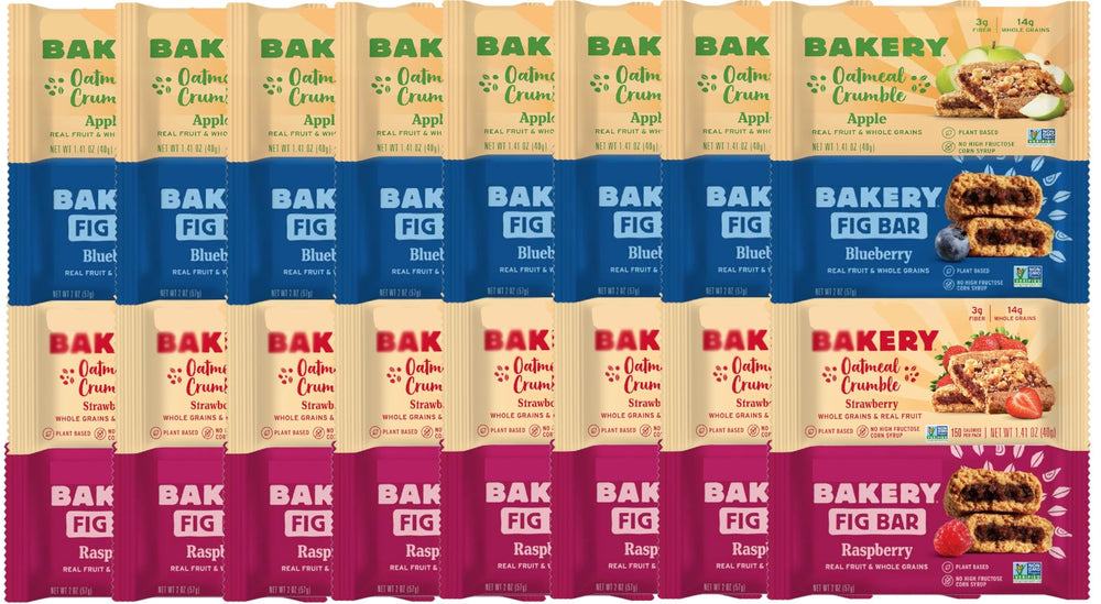 Generic fig bar front pack showing variety and convenient grab-and-go energy