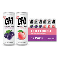 GENKI FOREST grape can close-up showing crisp fruit notes and refreshment