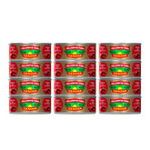 Genova front view of 12-can pack showing packaging and brand benefits