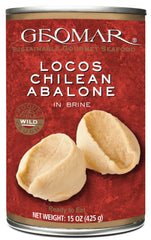 GEOMAR locos front can showing label and can size for quick identification and trust