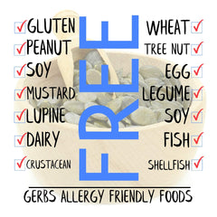 GERBS close-up of raw pumpkin seed kernel texture highlighting freshness and crunch