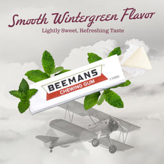 Close-up texture of Gerrit's Beemans gum highlighting consistent chew and quality