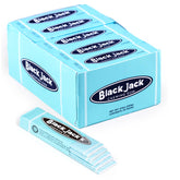 Gerrit's front packaging showing vintage black licorice gum and clear branding
