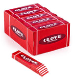 Gerrit's front packaging showing vintage clove gum branding and convenience