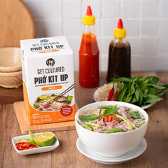 Get Cultured Box close-up of spice bag, precise blend for aromatic broth
